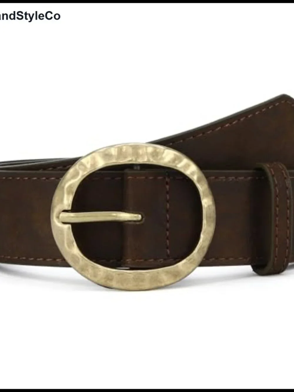 Women's Chunky Cowgirl Belt Faux Leather Western Waist Belt